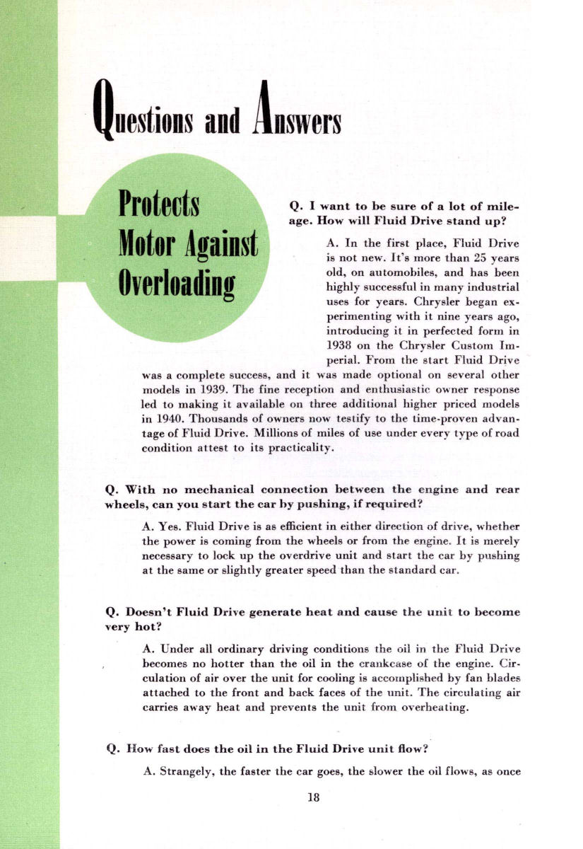 1941 Chrysler Fluid Drive Folder Page 12